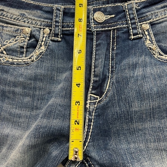 Grace In La Easy Fit Embroidered Jeans - Picture 8 of 13